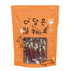 더담은 일키로 강아지간식 오리와스틱껌 1kg+1kg