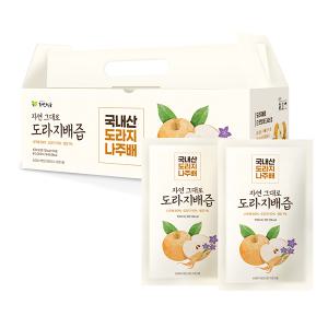 자연식품 자연 그대로 도라지배즙 100ml 120팩