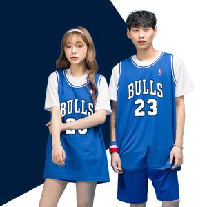 [풀마킹] CHICAGO BULLS JORDAN 23 시카고 불스 조던 23 블루 농구나시 NBA 유니폼 민소매