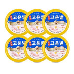 웰빙헬스 명품 고운발 풋크림 110g 6개