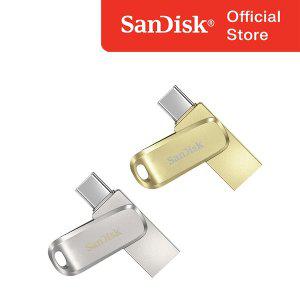 [샌디스크]SOI 울트라 듀얼 드라이브 럭스 타입C OTG USB 3.1 512GB Gold / SDDDC4