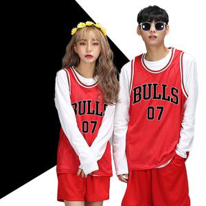 CHICAGO BULLS 시카고 불스  레드 농구나시  유니폼 민소매