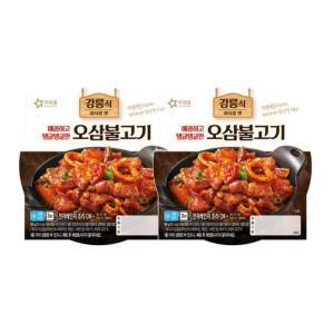 아워홈 [엄마맛집]매콤하고 탱글탱글한 오삼불고기(160gx2개) 1셋트 [방학][추억의맛][안주][캠핑][혼밥 자