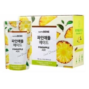 카페베네 파인애플 에이드 파우치 190ml 10개