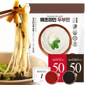 해초미인 두부면 25봉+비빔15+메밀소바10+김스프5