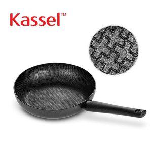 [카셀][리퍼][Kassel] 카셀 블랙 엠보 IH 인덕션 후라이팬 24 cm