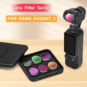 Osmo Pocket 3 용 렌즈 필터 키트 MCUV CPL 8 16 32 ND256 알루미늄 합금 프레임 마그네틱  유리