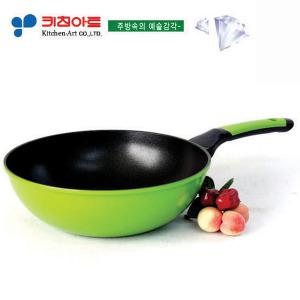 키친아트 스마트 투캡 다이아몬드코팅 궁중팬28CM