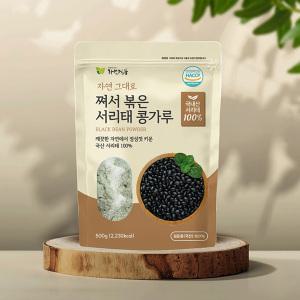 자연그대로 쪄서 볶은 서리태 콩가루 500g