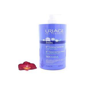 [B09JCDS3RS] UrIage 유리아쥬 베베 - 퍼스트 크레마 세정제 센자 사포네 클렌징 크림, 1000ml