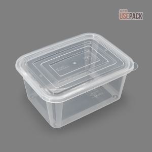 사출 직사각 밀폐용기 5L 투명 100개 BOX 김치포장