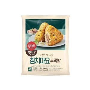 CJ 햇반 쿡반 참치마요주먹밥, 500g, 1개