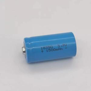 ICR 18350 충전식 리튬 배터리 팩 1500mAh 3.7V 용량 2-6 개