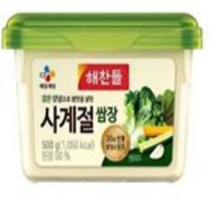 해찬들 사계절 쌈장 500g x 20개 한박스