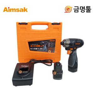 아임삭 AI414MII 3G 충전임팩드라이버 AI414M2 3G 2.0AH 2팩 3단속도도절 토크조절