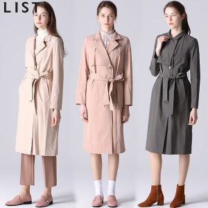 [리스트(LIST)] 앨리스 스탠카라 싱글 트렌치코트 (택가격 278000원)