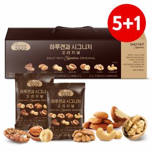 [하루견과] (5+1)썬넛트 하루견과 시그니처오리지널 22gx30입세트/ 7가지프리미엄견과