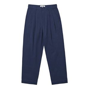 베테제 - Side Control Boyfit Two tuck Pants (navy) 사이드 컨트롤 보이핏 투턱 팬츠 (네이비)