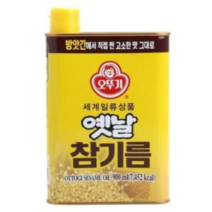 오뚜기 옛날참기름 900ml x 4캔