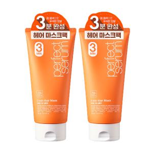 미쟝센 퍼펙트 3분 살롱 팩 300ml 2개/헤어 마스크팩