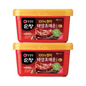 청정원 순창 태양초 현미 매운고추장, 2kg, 2개