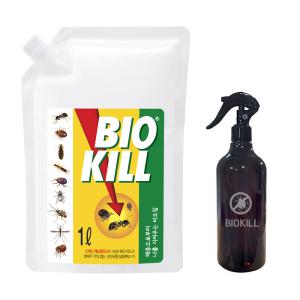 동성제약 비오킬 살충제 1L(리필)+분무기 500ml