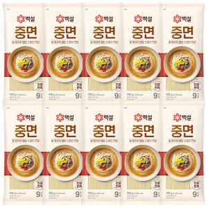 CJ 백설 제일제면소 중면 900g x 10개