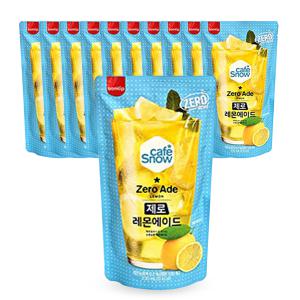 삼립 카페스노우 레몬 에이드 제로 230ml x10개 / 편의점 파우치 음료