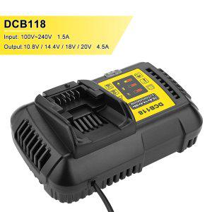 디월트 배터리용 고속 배터리 충전기 리튬 이온 DCB112 12V 14.4V 20V 4.5A DCB102 DCB118 DCB101