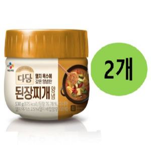 CJ 다담 된장찌개양념 530g x2개 양념장 소스