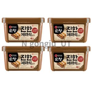 청정원 순창 4단계 진한 맛 재래식 집 된장 450g 4개