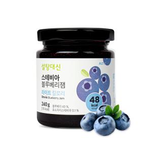 설탕대신 스테비아 블루베리잼 240g,블루베리 40%