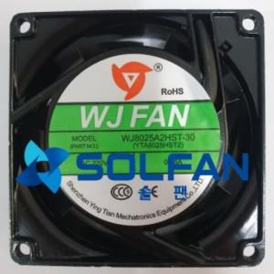 WJ8025A2HST-30 슬리브타입 AC220V FAN / WJ팬 냉각팬 80mm x 25mm 사이즈 쿨링팬