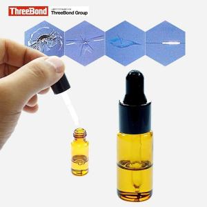 금간유리 유리복원제 유리 일본 ThreeBond 복원제 3ml 유리부착제 돌빵 깨진유리