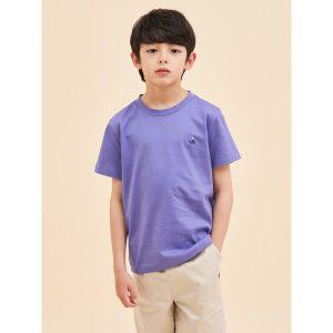 [BEANPOLE KIDS] [Essential] 수피마 베이직 라운드 티셔츠  바이올렛 (BI4242UE2S)