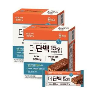 빙그레 더단백 크런치바 초코 40g 9개입 2개