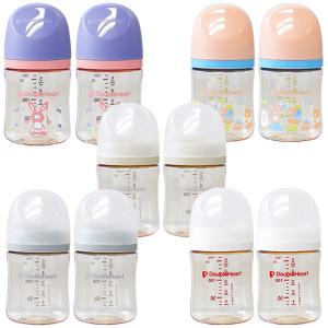 더블하트 모유실감 3세대 PPSU 젖병 160ml 노꼭지 트윈팩  5종 중 택1