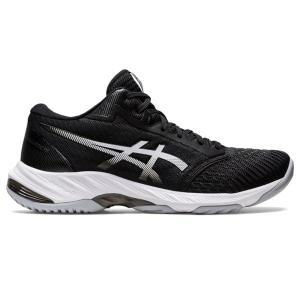 배구운동화 탁구신발 실내체육 ASICS 남성용 Netburner Ballistic FlyteFoam 3 배구화 블랙화이트