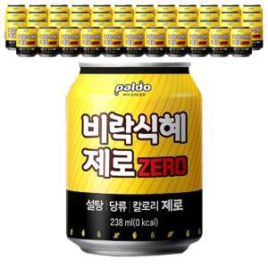 팔도 비락식혜 제로 238ml x 48캔 (24캔x2박스)