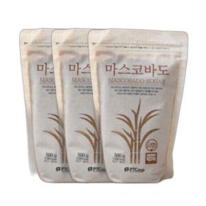 두레생협 공정무역 마스코바도 500g X 3개 비정제 설탕