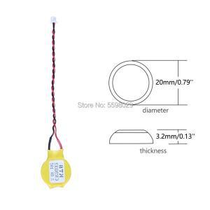 KTS CR2032 3V 220mah 리튬 배터리 CMOS 컴퓨터 마더보드 버튼 플러그 포함 2 개