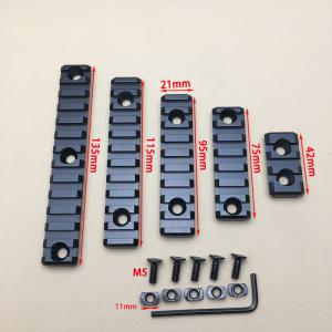 Mlok 메탈 사이드 피카티니 핸드가드 가스건 레일파츠 레일 20mm 전동건 브래킷