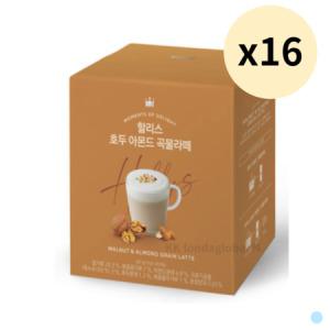 할리스 호두 아몬드 곡물 라떼 스틱 음료 20p X 16_MC