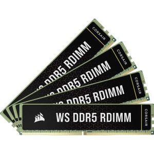 커세어 WS DDR5 ECC RDIMM 128GB(4x32GB) 5600MHz CL40 AMD Expo Intel XMP 3.0 컴퓨터 메모리 - 블랙 1148