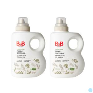 비앤비 유아 아기 비건 섬유유연제 용기형 1500ml 2개