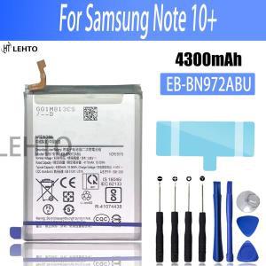 삼성 갤럭시 노트 10 플러스 SM-N975F SM-N975DS 휴대폰 배터리, 100% 정품 EB-BN972ABU, 4300mAh