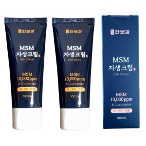 MSM 자생크림 스포츠 마사지크림 100ml 2박스