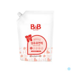 비앤비 유아 섬유유연제 자스민 1500ml 리필형 X3개입