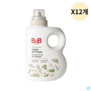 비앤비 유아 비건 섬유유연제 용기형 1500ml X12개