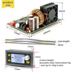 DC 안정화 전압 공급 장치 모듈, 유지, 디지털 스텝 다운 베이스 플레이트, 1200W, 20A